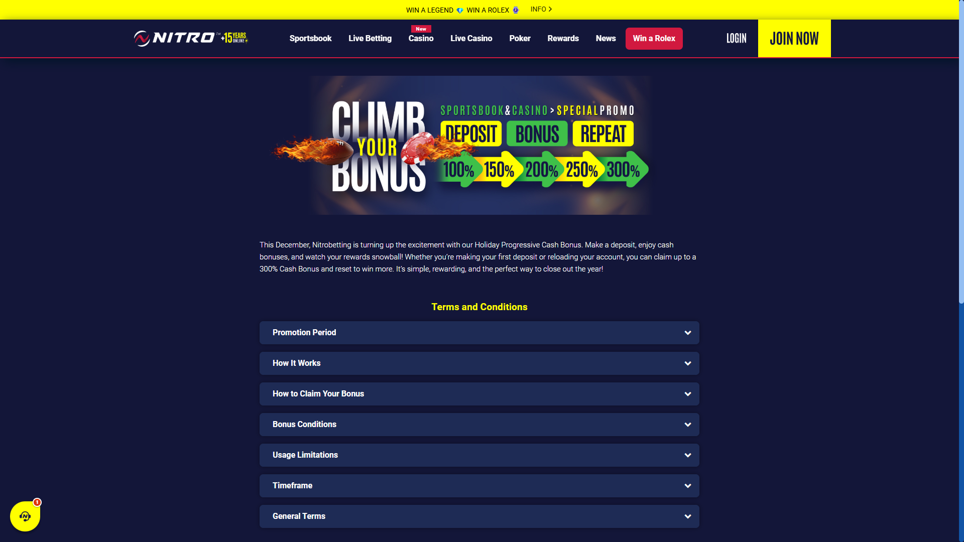 Nitrobetting’s Big 300% Bonus!