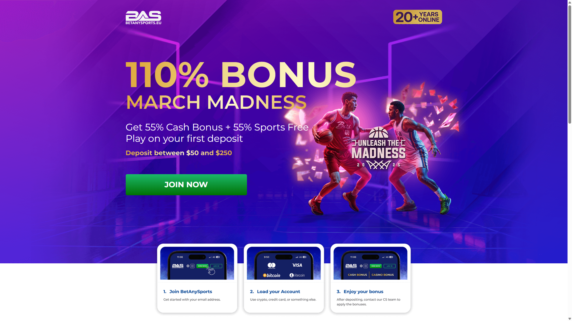 BetAnySports March Madness