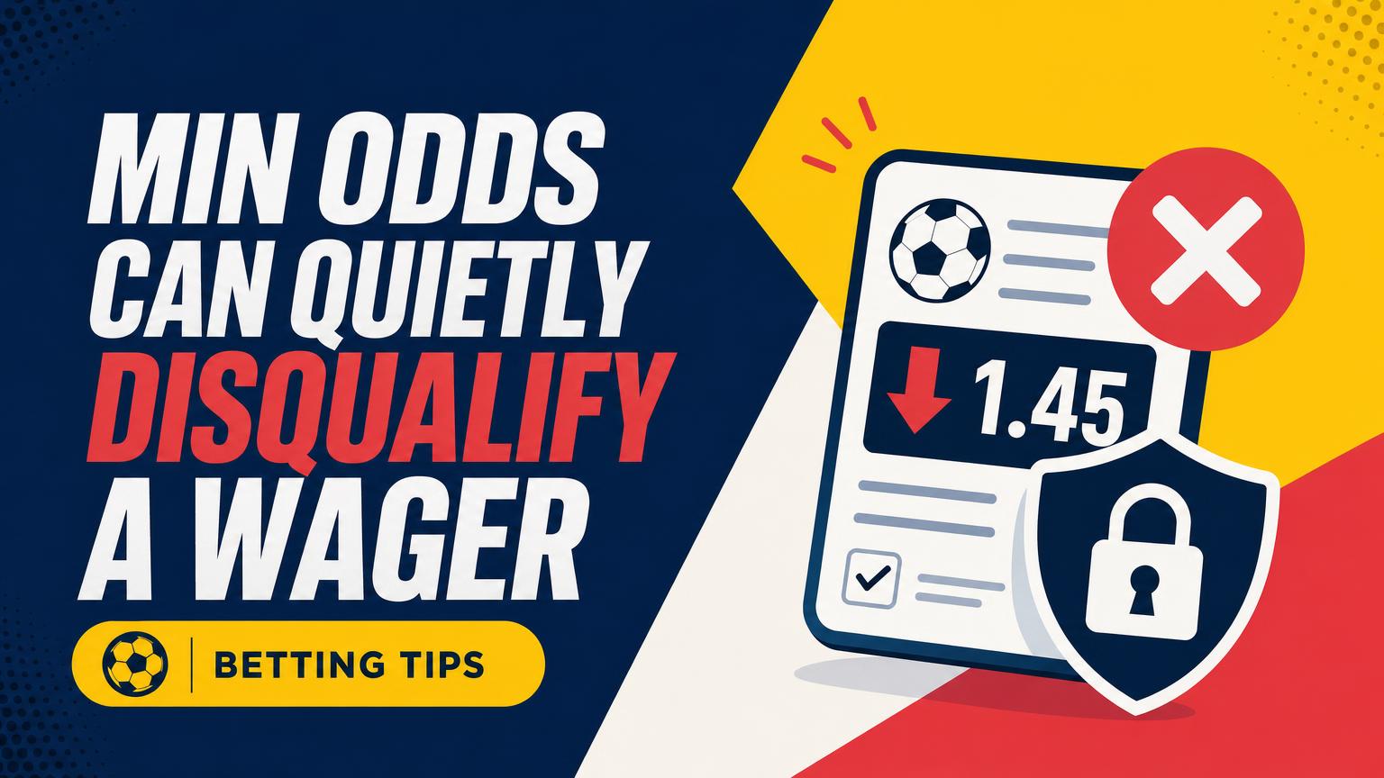 Bonus Bet Minimum Odds Can Quietly Disqualify a Wager