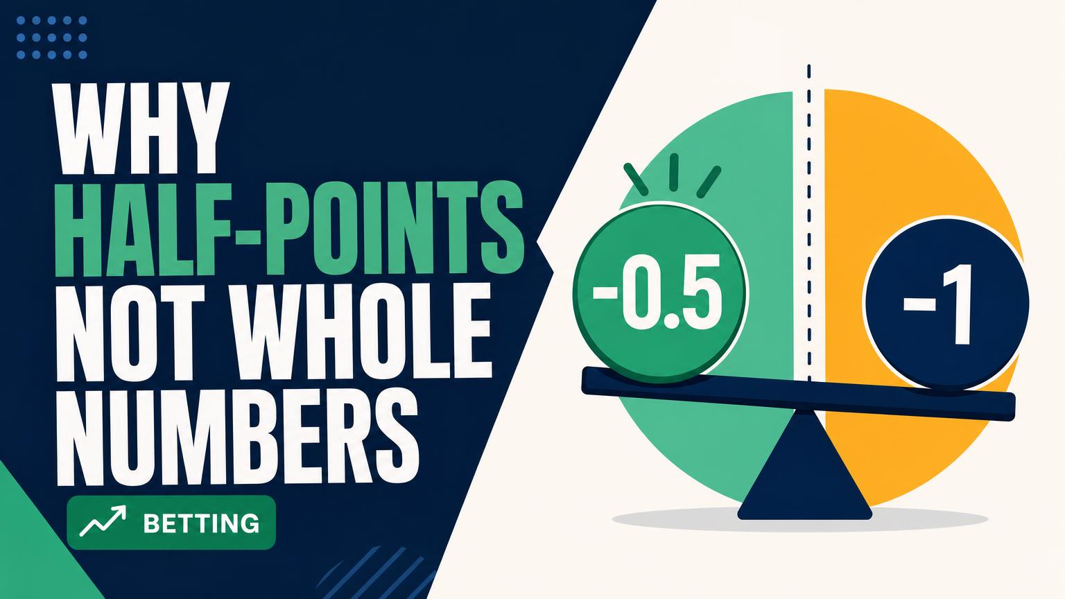 Why Spreads Have Half-Points Instead of Whole Numbers