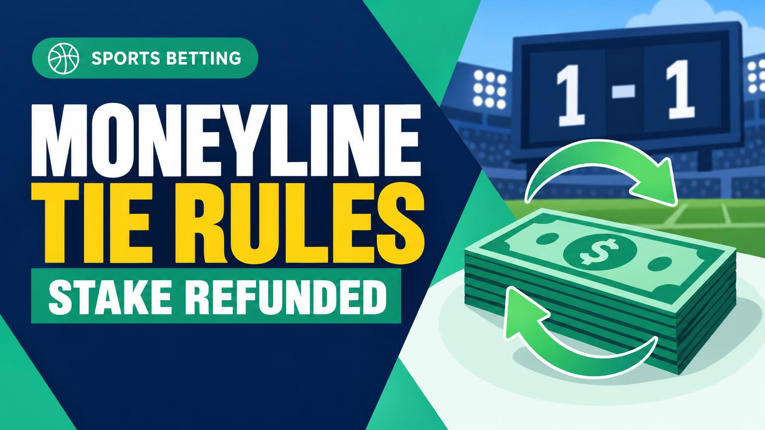 Moneyline Bet Tie Rules: When Your Stake Gets Refunded