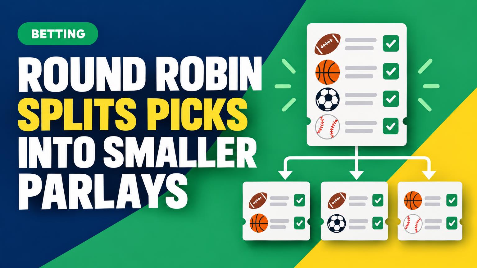 How a Round Robin Bet Splits Picks Into Smaller Parlays